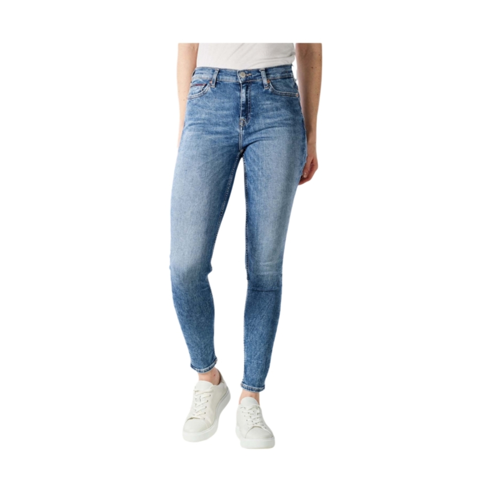 Tommy Hilfiger Nora Mid Rise Skinny Ankle Jeans Blue EUC Sz 30 EUC